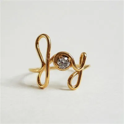 JOY RING WITH SWAROVSKI CRYSTAL Creative Design
