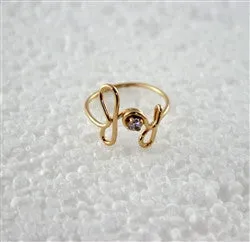 JOY RING WITH SWAROVSKI CRYSTAL Exquisite Piece Modern Mark