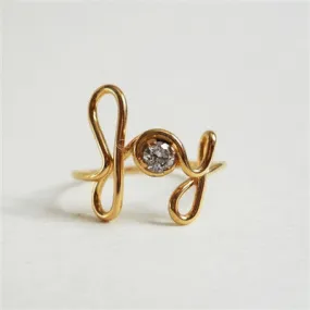 JOY RING WITH SWAROVSKI CRYSTAL Creative Design