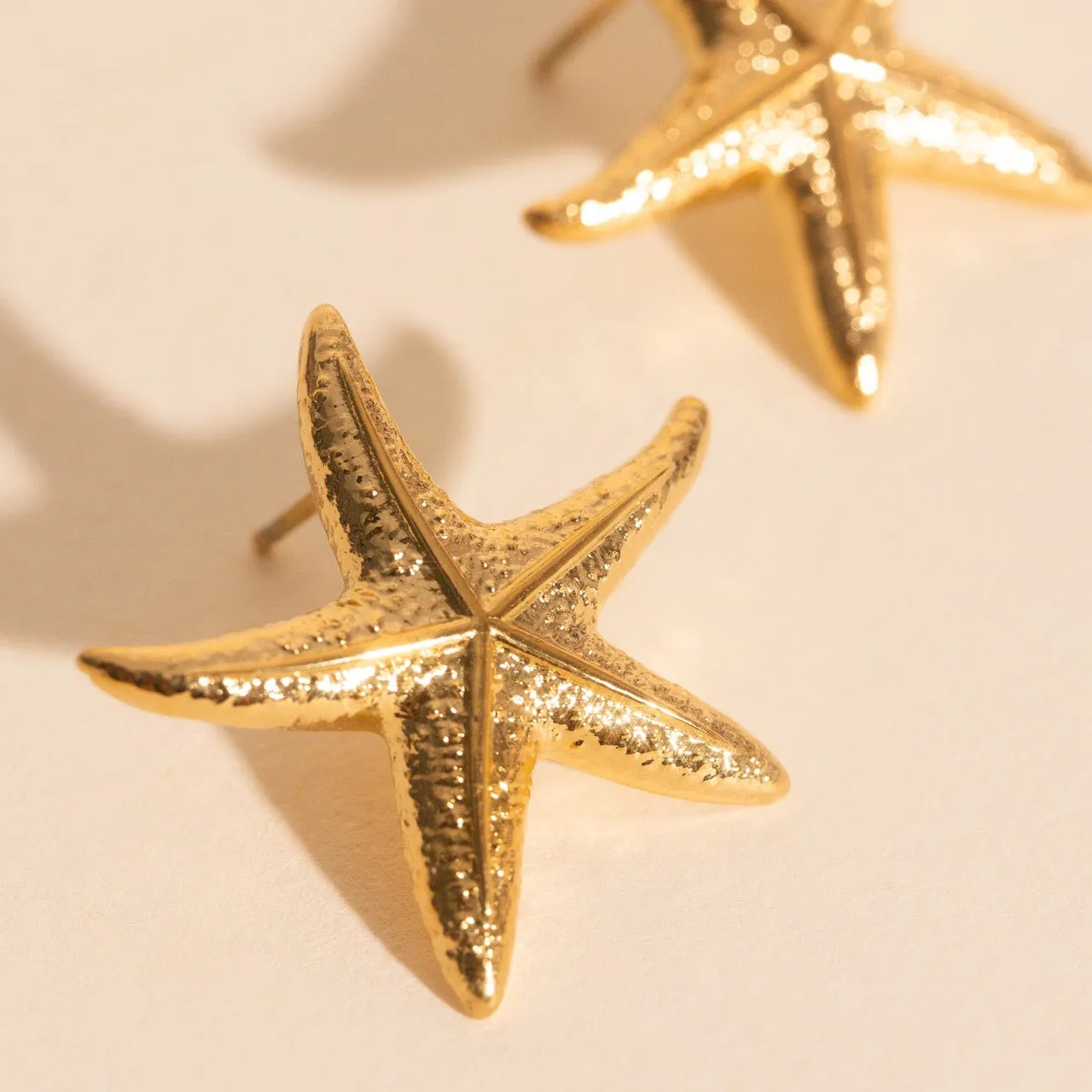 Jumbo Starfish Stud Earrings Formal Jewelry Adorable Jewelry
