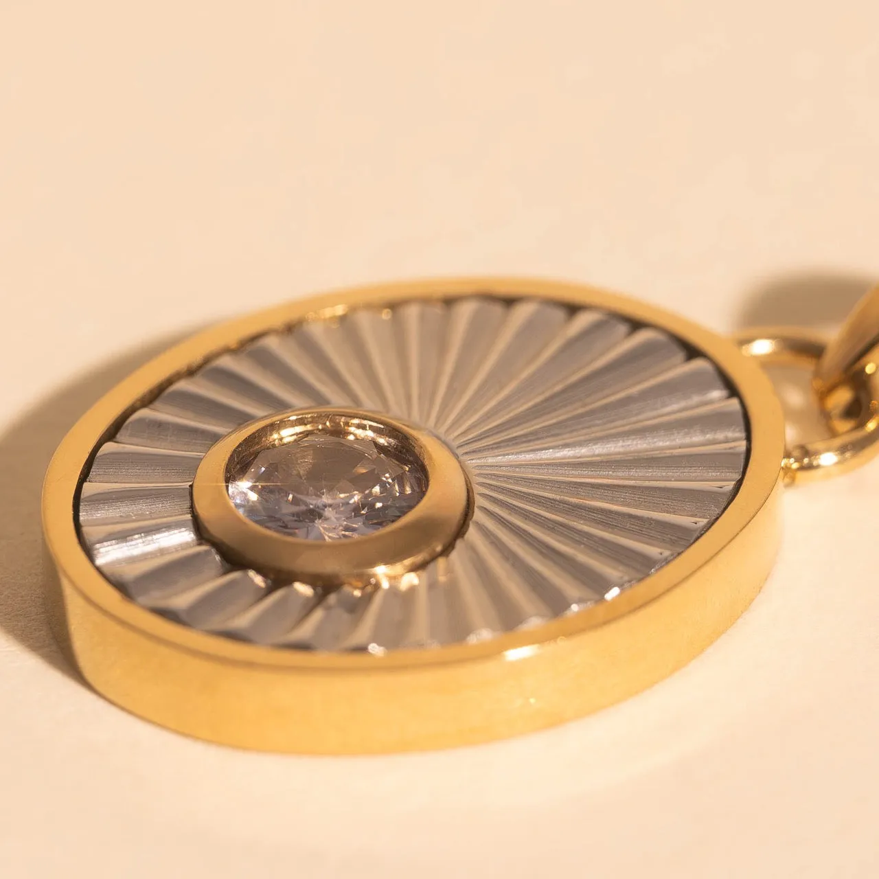 June Birthstone Necklace Charm Formal Event Piece Embellished Jewelry