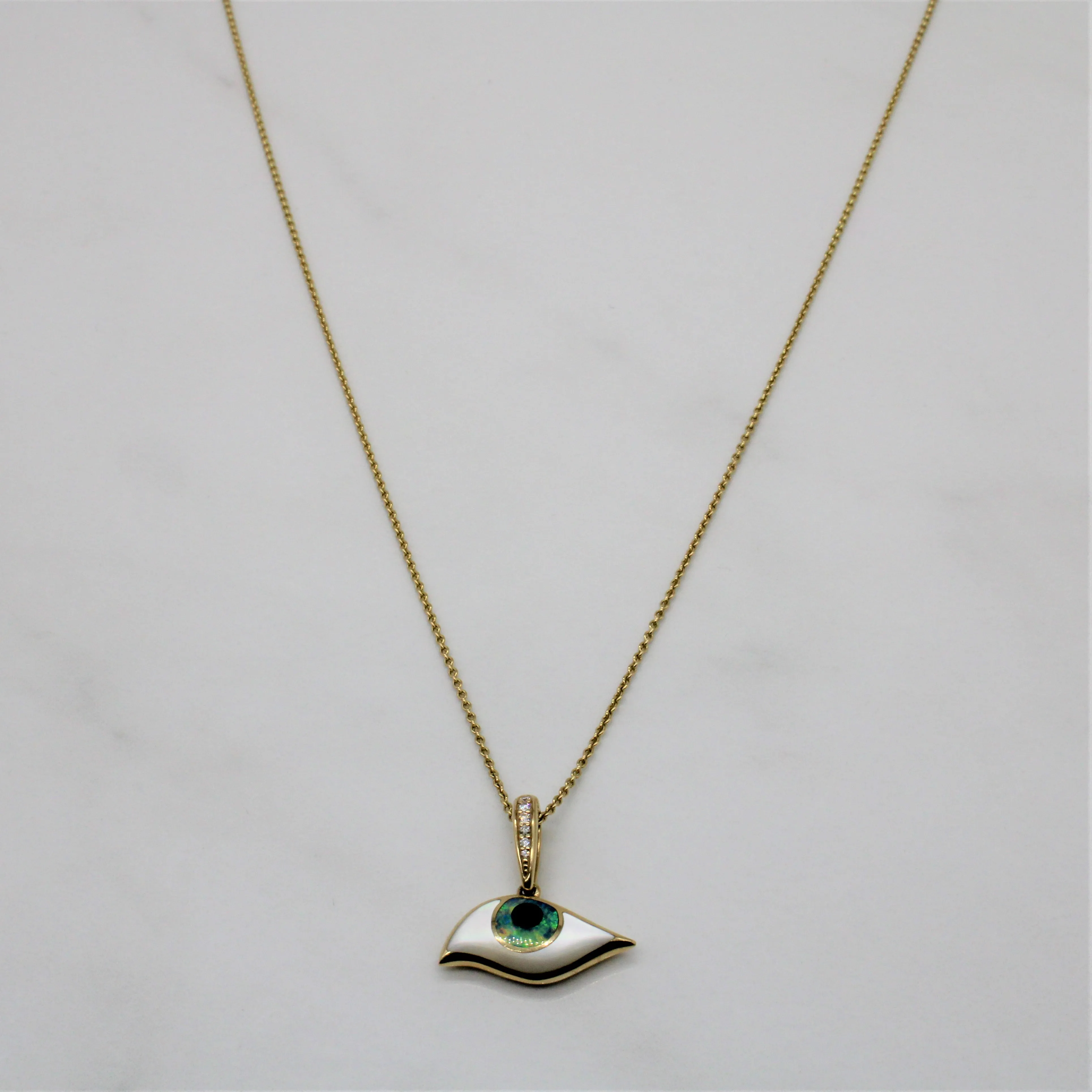 Urban Feature Kabana' Mati Necklace | 0.04ctw | 18" |