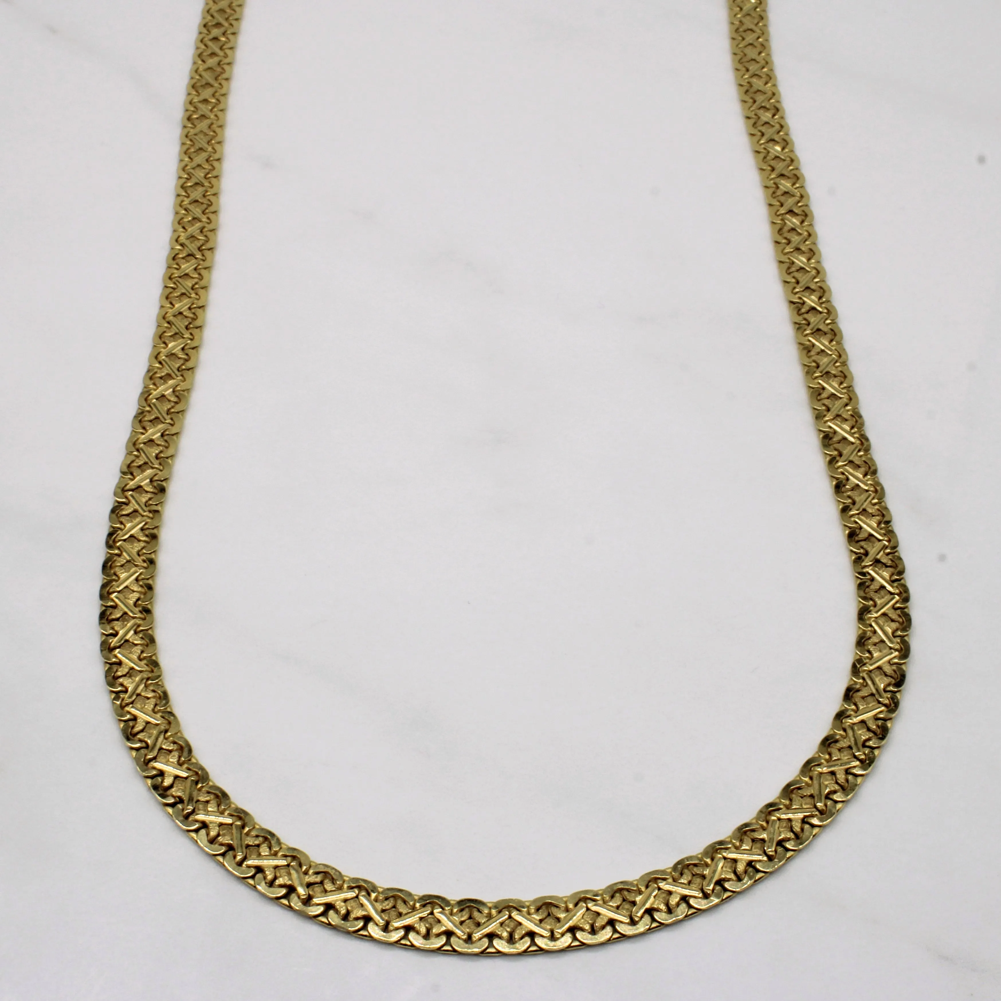 14k Yellow Gold Chain | 18" | Glam Detail Vibrant Shine