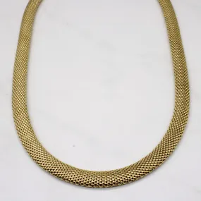 14k Yellow Gold Necklace | 17" | Luxury piece Timeless Jewelry Look