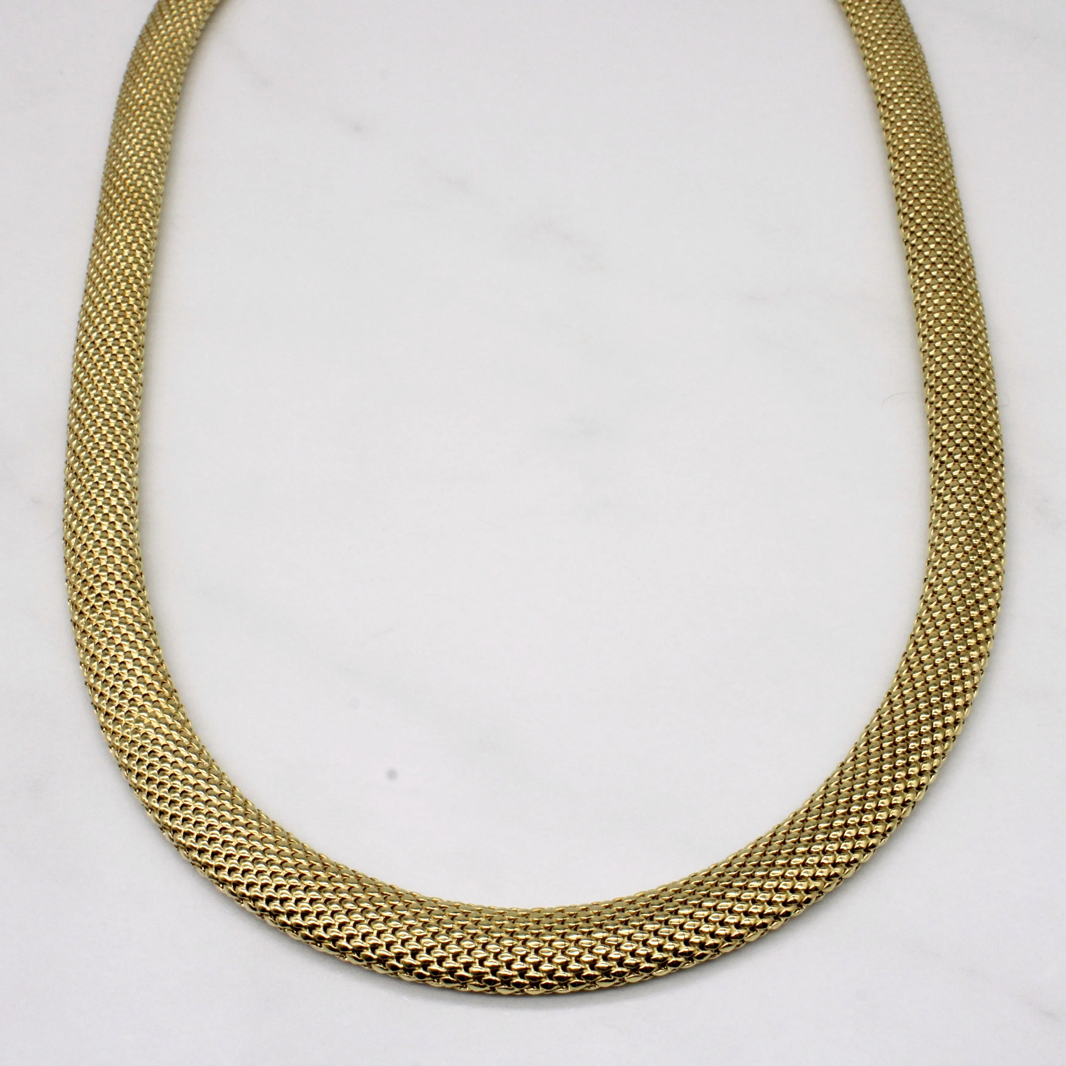 14k Yellow Gold Necklace | 17" | Luxury piece Timeless Jewelry Look