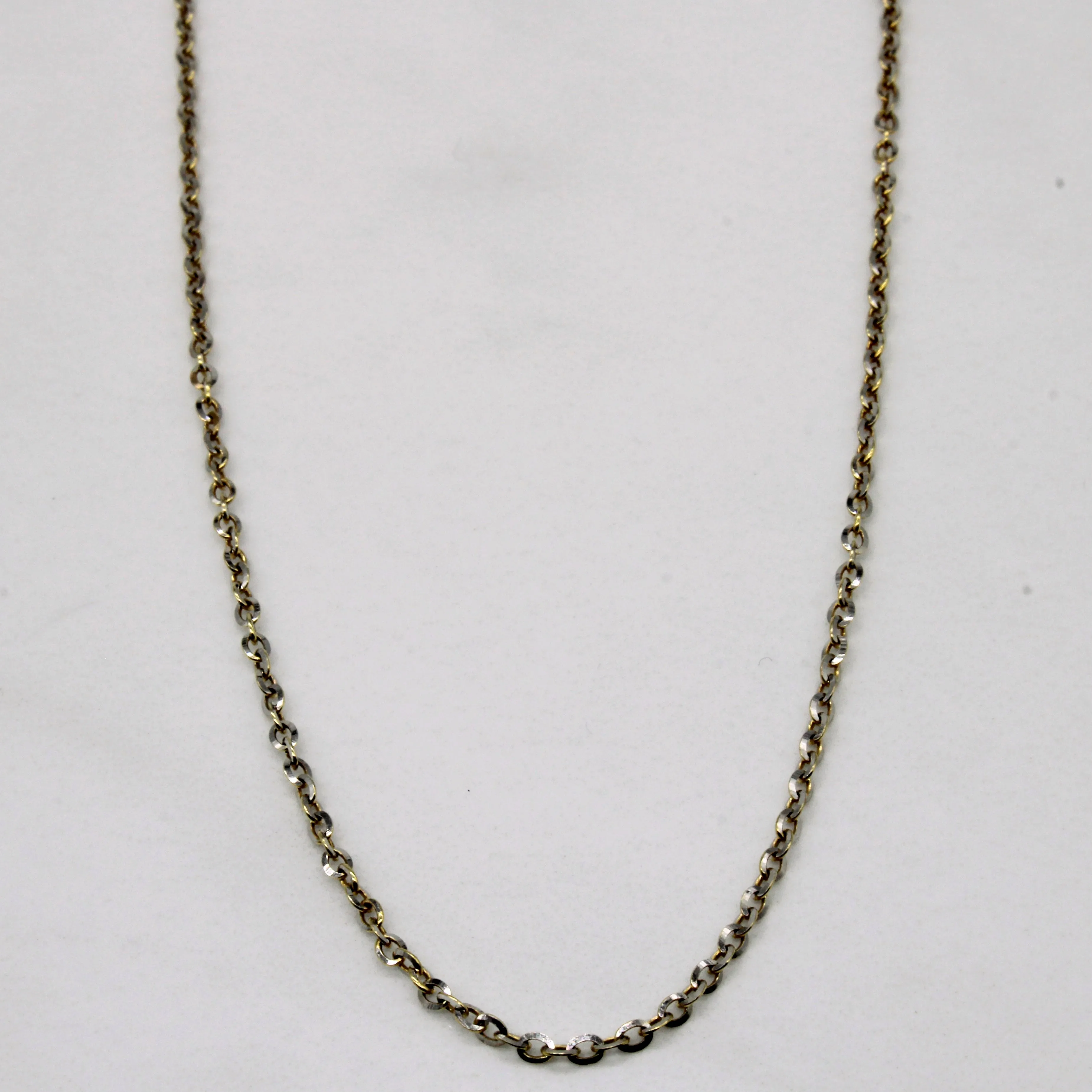 Premium Look 10k Yellow Gold Oval Link Chain | 16" |