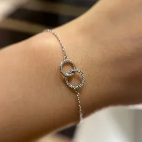 Louily Moissanite M?biusband Bracelet Instant Shine Shine Bright