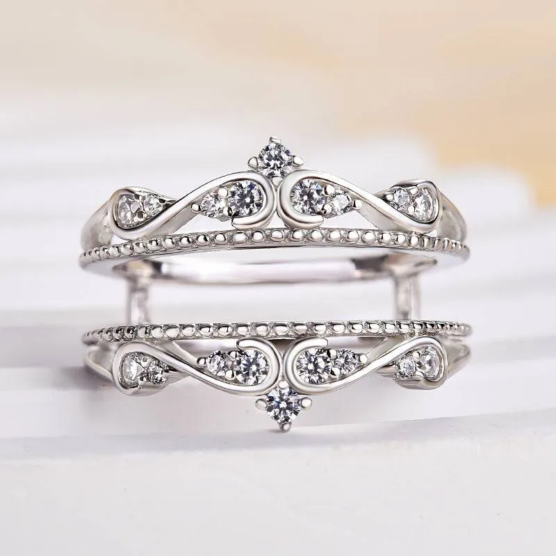 Night Feature Louily Noble Crown Design Jacket Wedding Band