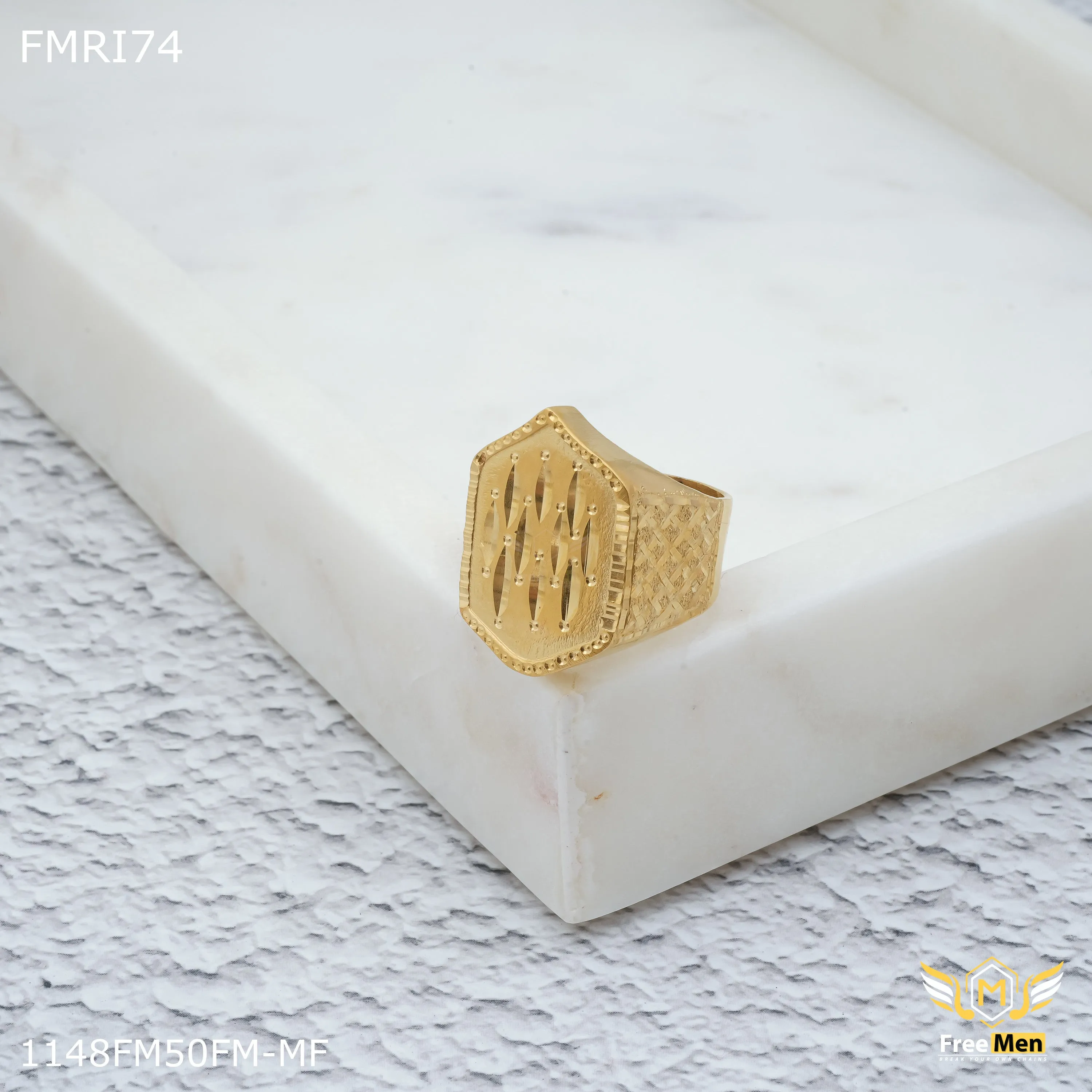 Freemen Tilak design IGP ring for men - FMRI74 Excellent Craft