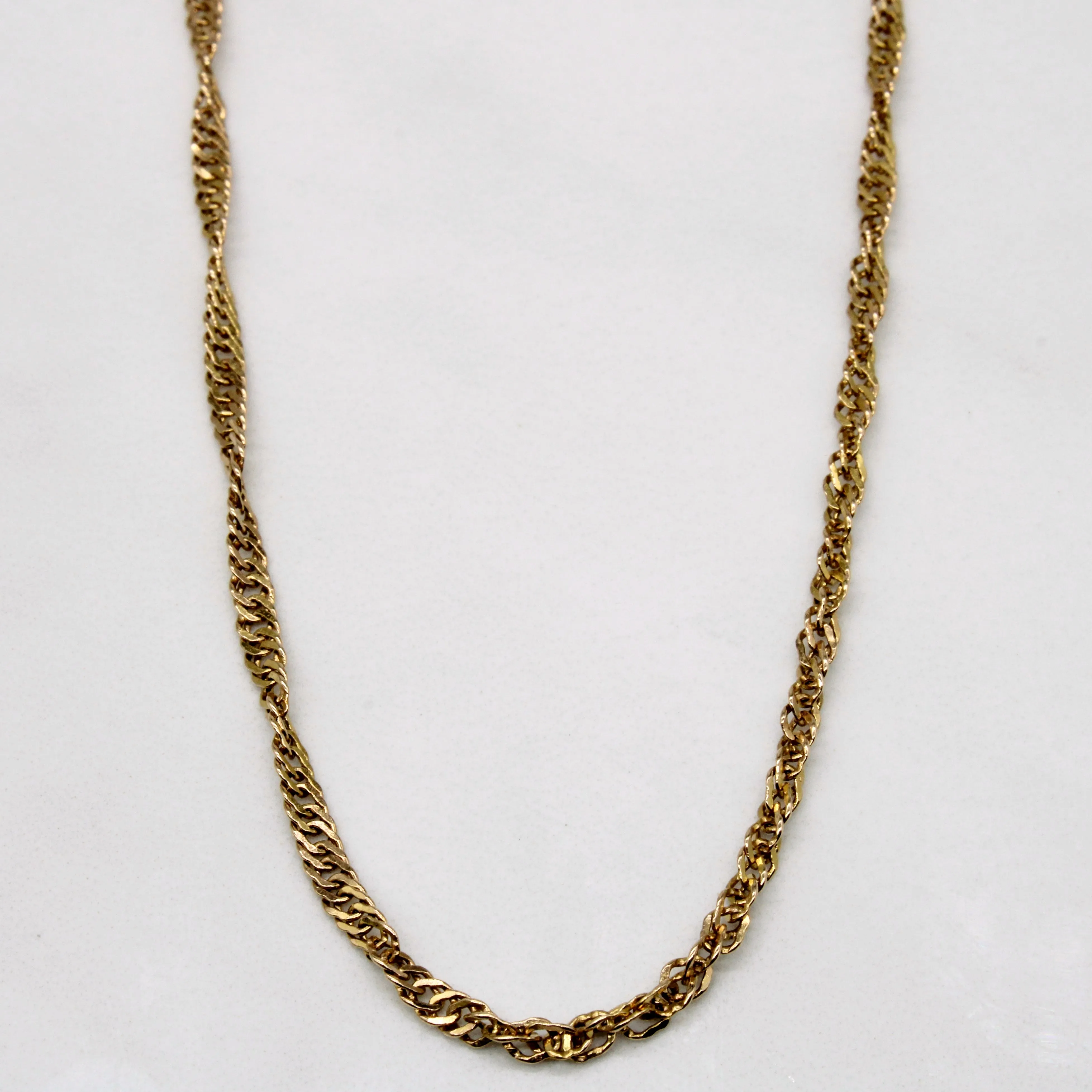 10k Yellow Gold Rope Chain | 16" | Brunch Date