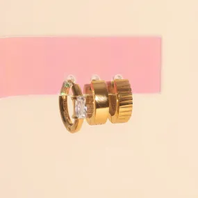 Affordable Ornament Fashionable Embellishment Gold Rush Stack Pack (3 pairs)