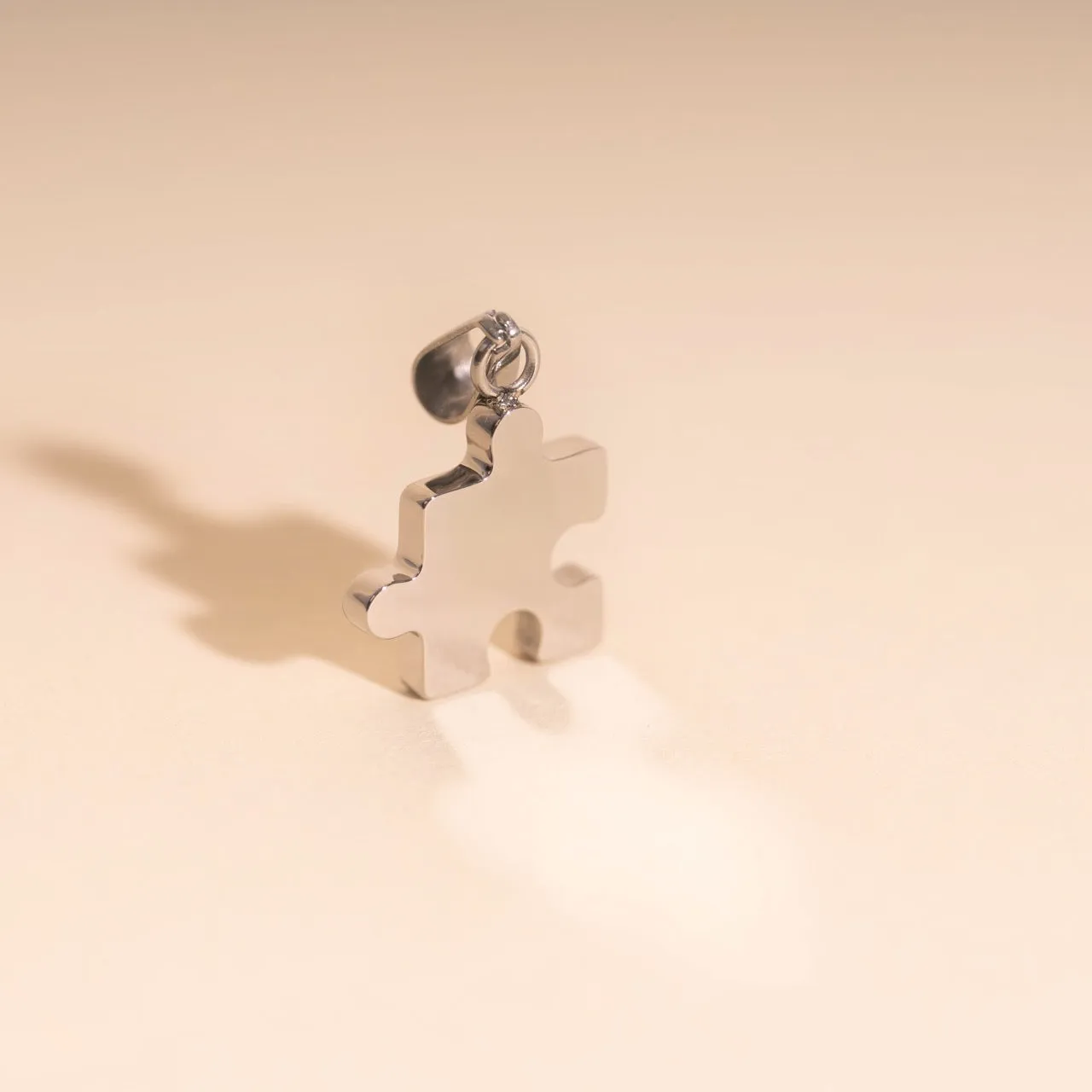 Puzzle Piece Necklace Charm Career Jewelry Simple Item