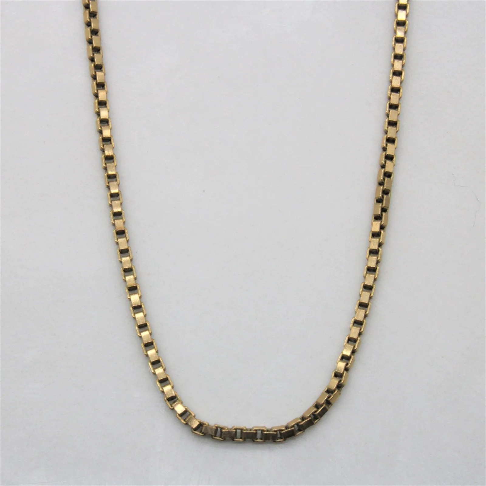 family gathering 10k Yellow Gold Box Chain | 23" |