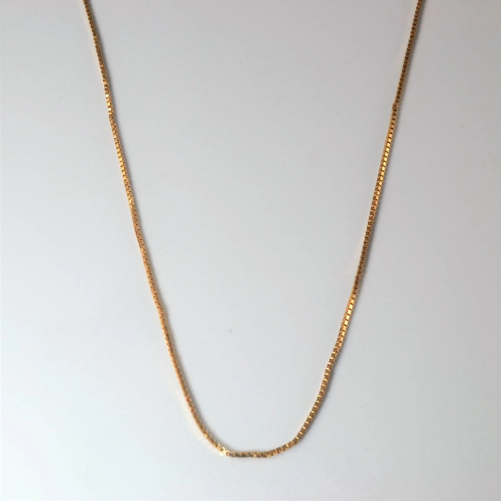 Stunning Style Luxury Ready 10k Yellow Gold Box Chain | 20" |