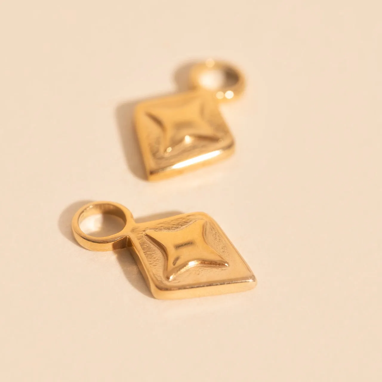 Durable Option Gorgeous Option Mariner Star Huggie Hoop Charms