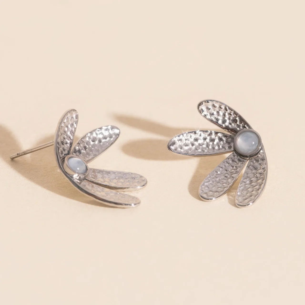 Mini Half Bloomed Stud Earrings Attractive Selection