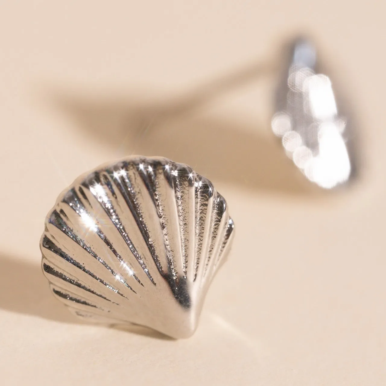 Mini Seashell Stud Earrings Substantial Trinket Delicate Item