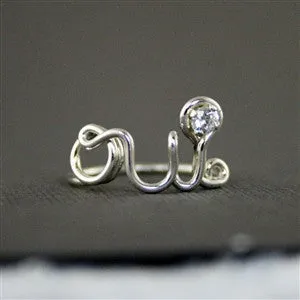 OUI RING WITH SWAROVSKI CRYSTAL Beautiful Item Special Friend