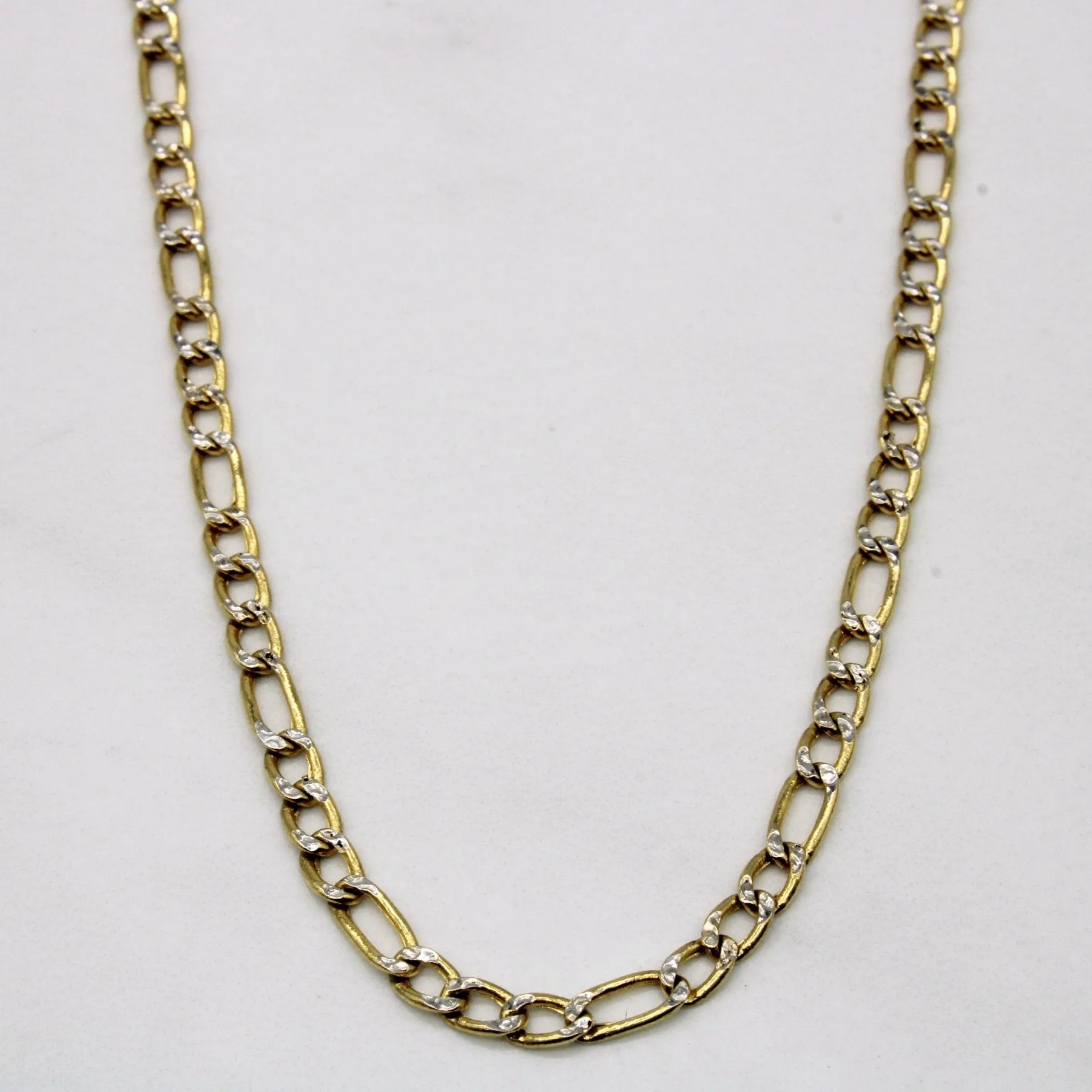 10k Two Tone Figaro Chain | 24" | All Day
