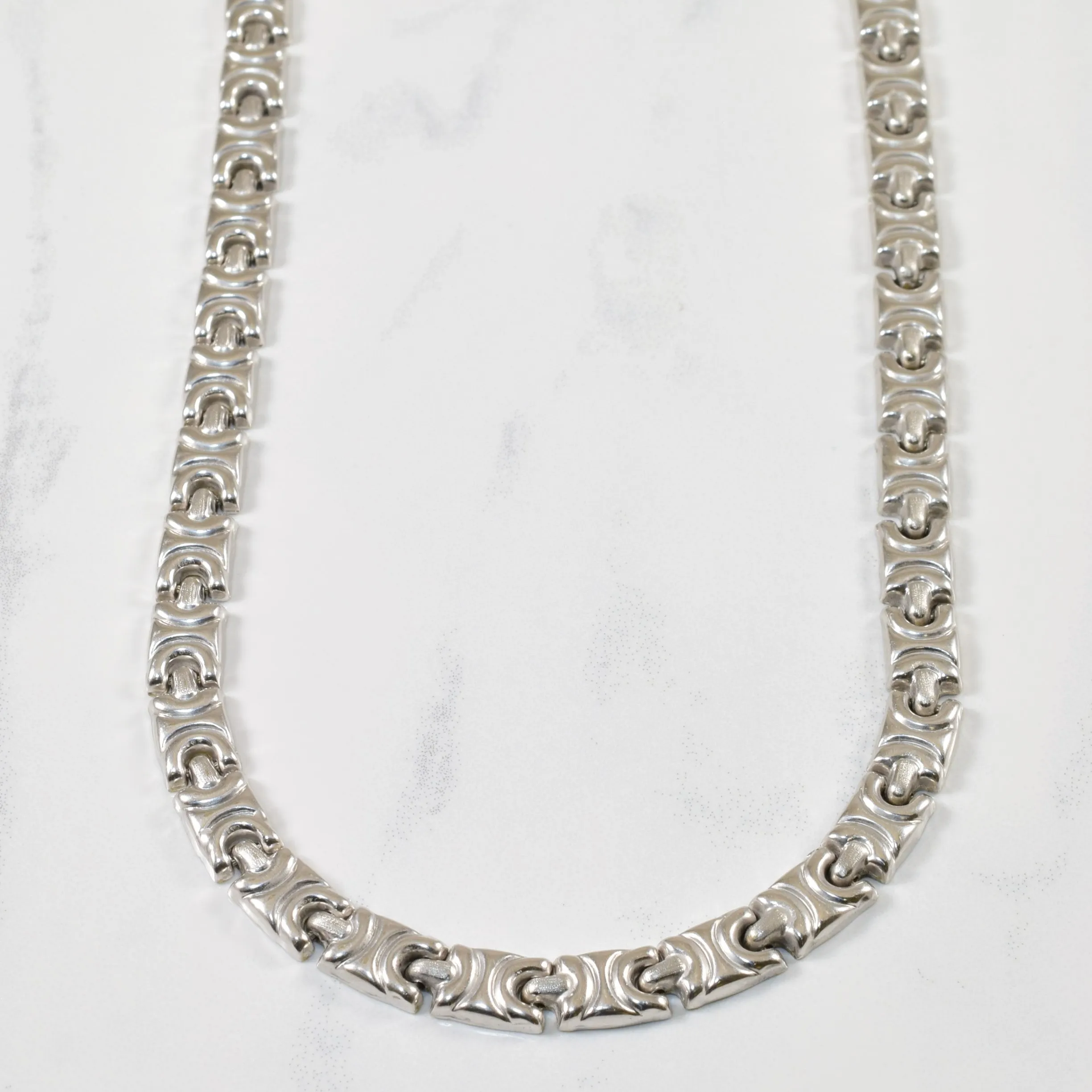 Evening Collection 14k White Gold Fancy Chain | 17" |