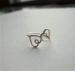 Essential Present Elegant Bauble DOUBLE HEART