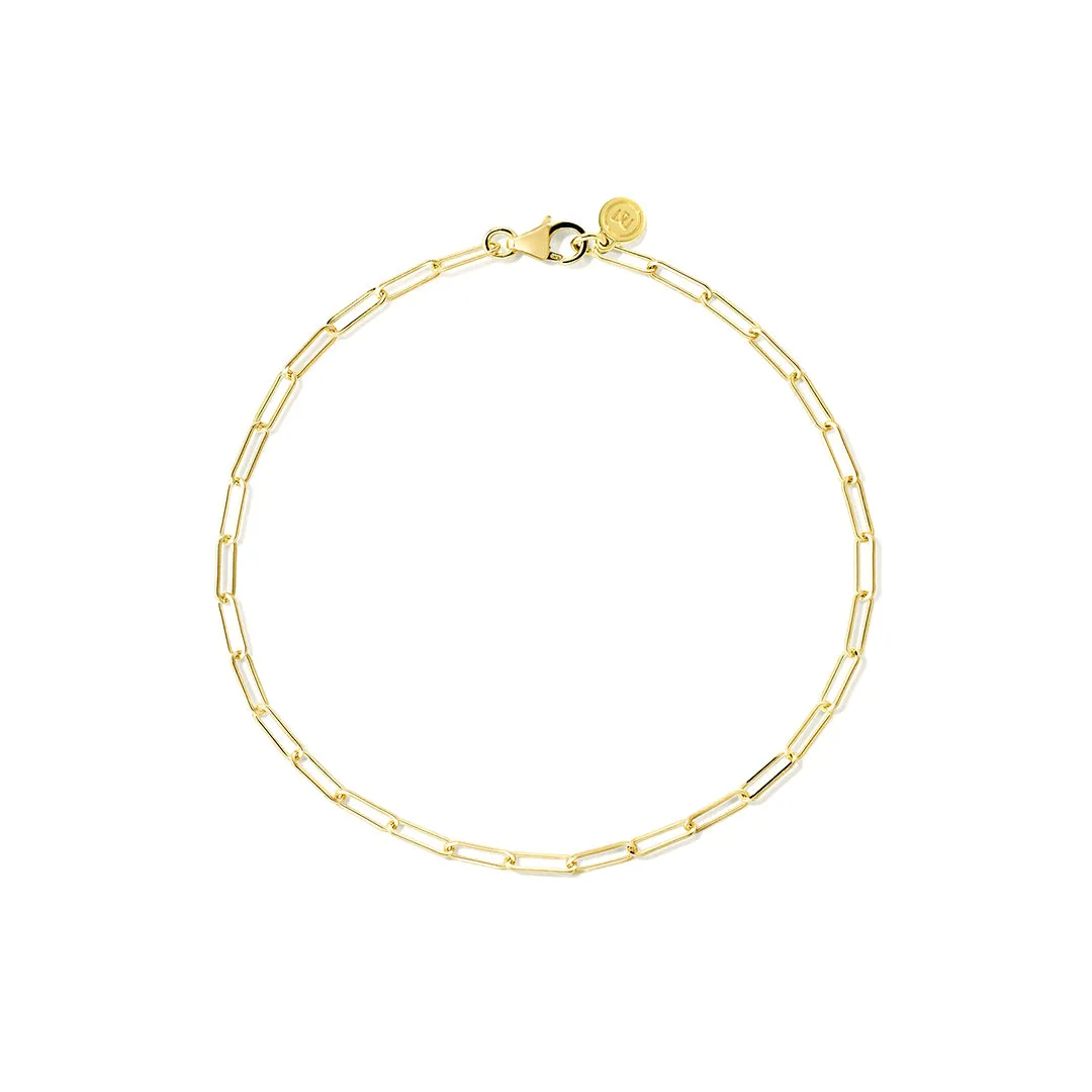 Exquisite detail Minimalist Paperclip Chain Bracelet