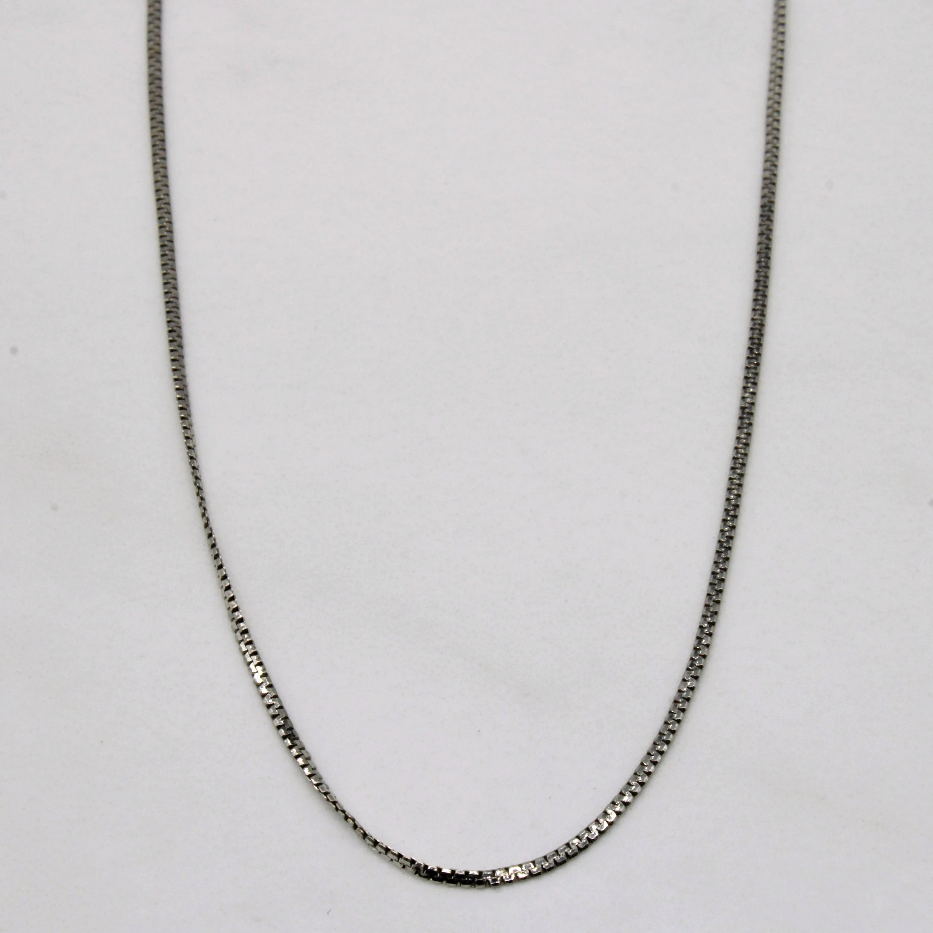 Weekend Accent 14k White Gold Chain | 16" |