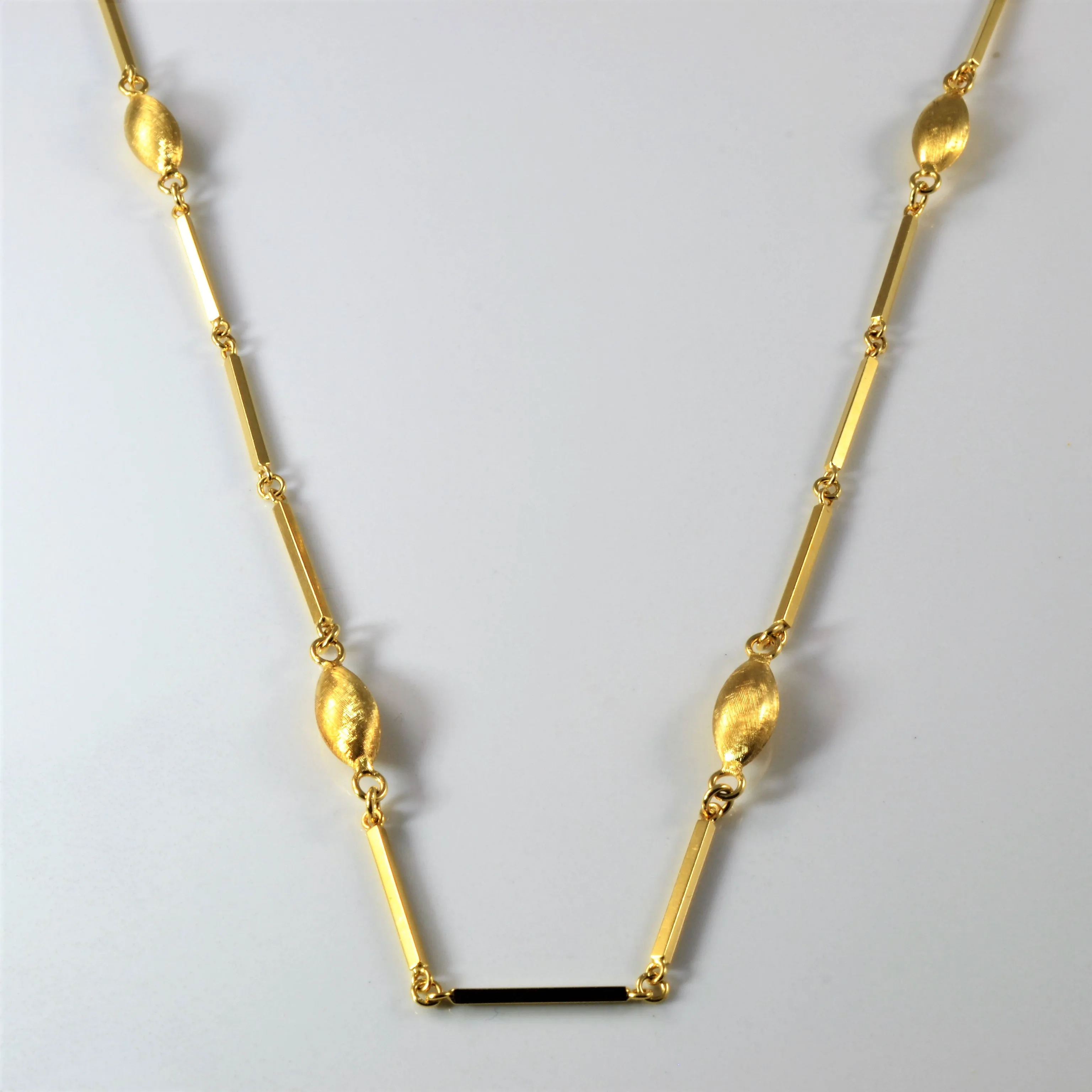 Signature Touch Beaded Gold Necklace | 26" |