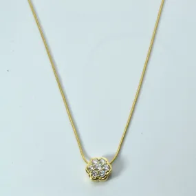 'Birks' Cluster Set Diamond Necklace | 0.50ctw | 18"| Fashion Daily