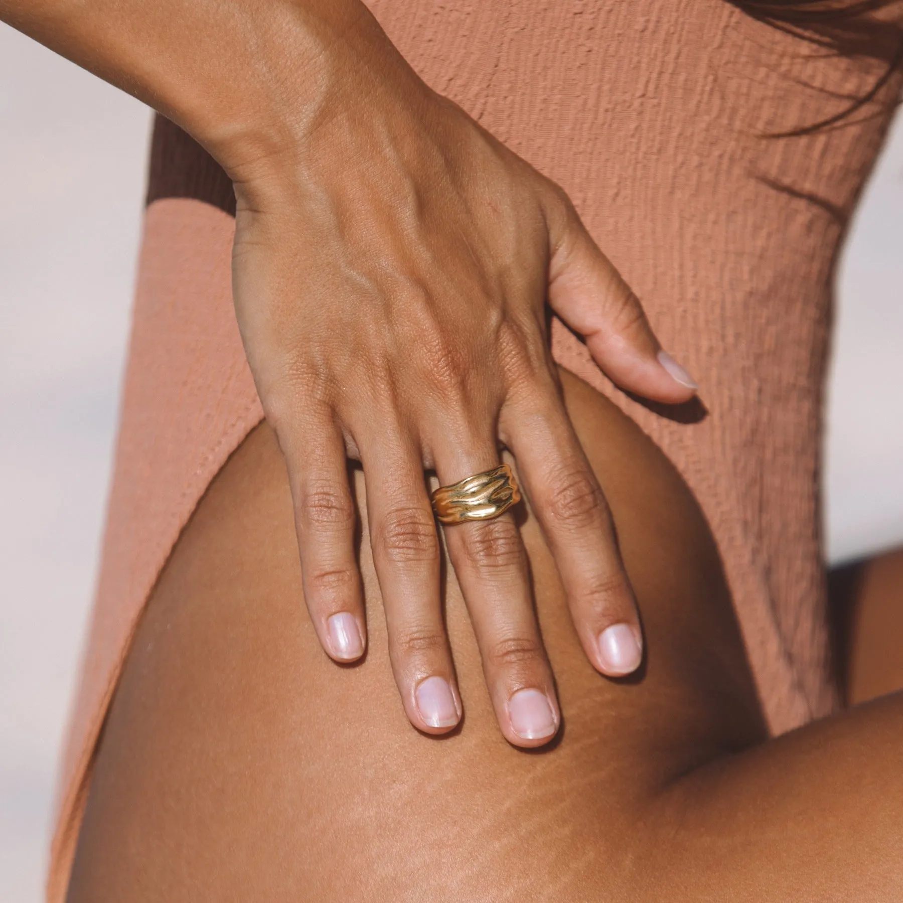 Handcrafted Embellishment "Gaia" Statement Ring