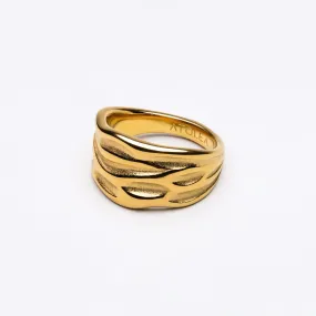 "Gaia" Statement Ring Vintage Work