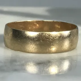 Amazing Embellishment Sentimental Gift Vintage Mens Gold Wedding Band. Thumb Ring. Stacking Band. Estate Jewelry. Size 10. 1930s