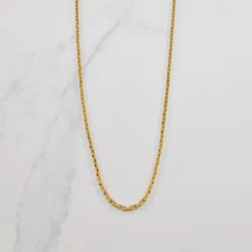 Expressive Style All Occasion 14k Yellow Gold Cable Chain | 30" |