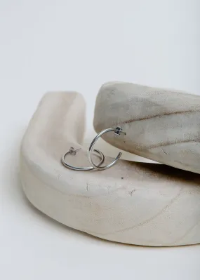 Cameron Hoop - Silver Iridescent Item