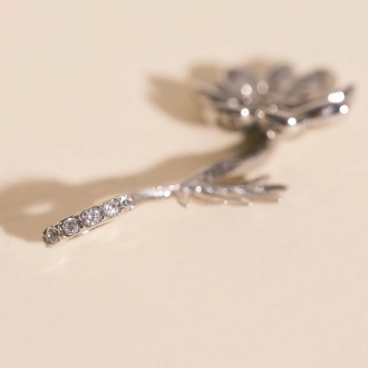 Attractive Ornament October Cosmos Birth Flower Necklace Charm