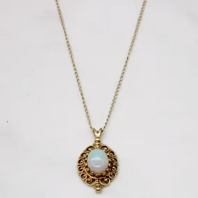 Opal Pendant Necklace | 0.50ct | 20" | Elite Touch