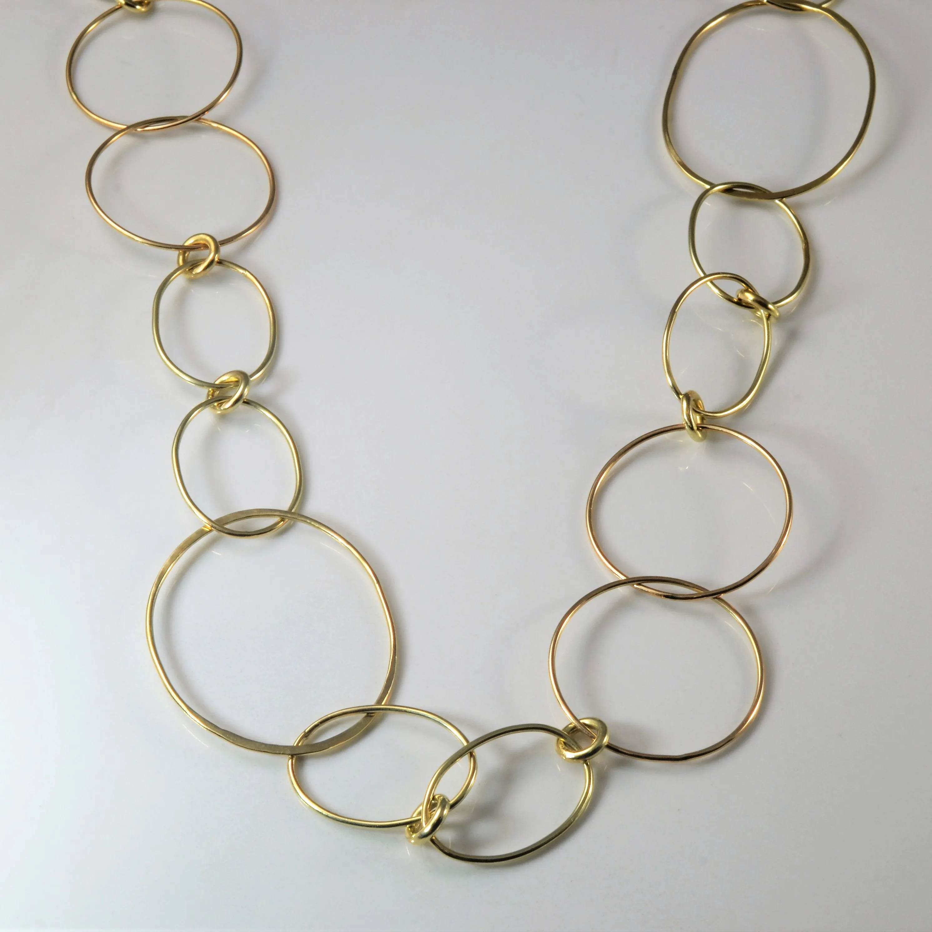 Open Wire Link Necklace | 34" | Perfect Layer