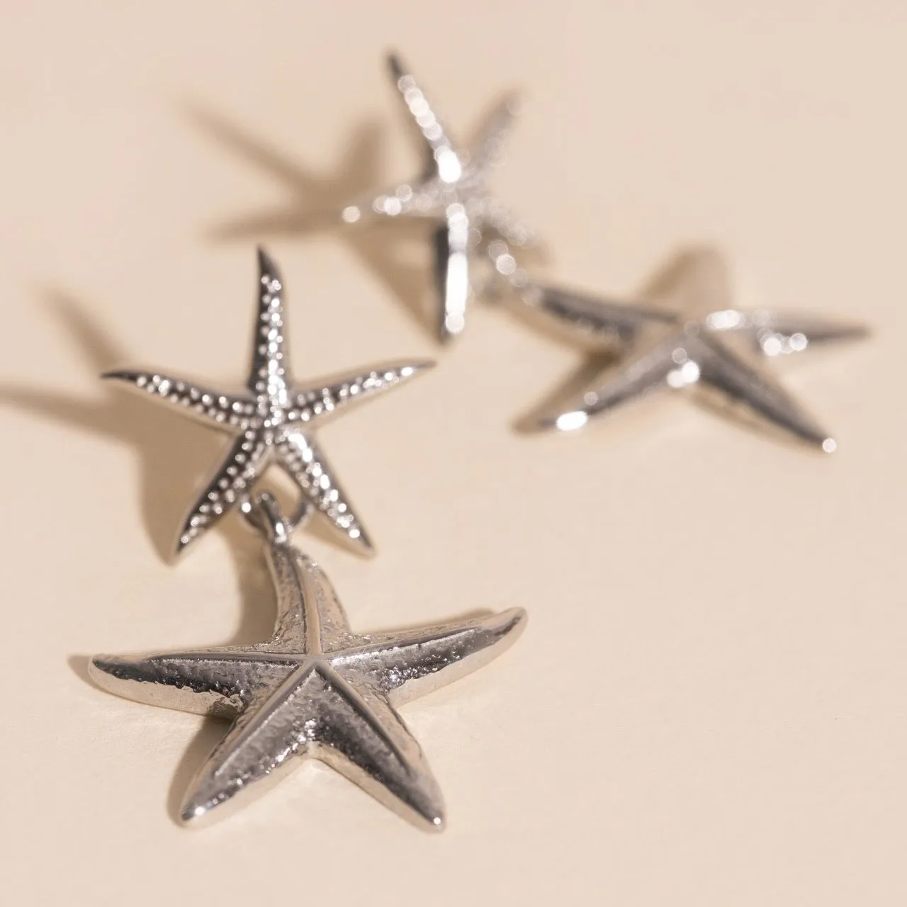 Starfish Dangle Stud Earrings Pretty Essential Beautiful Creation