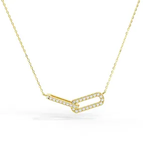 Modern Outfit Pav?? Diamond Infinity Interlinked Necklace