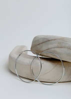 Sparkling Accessory LA-YOU Hoops Large - Silver