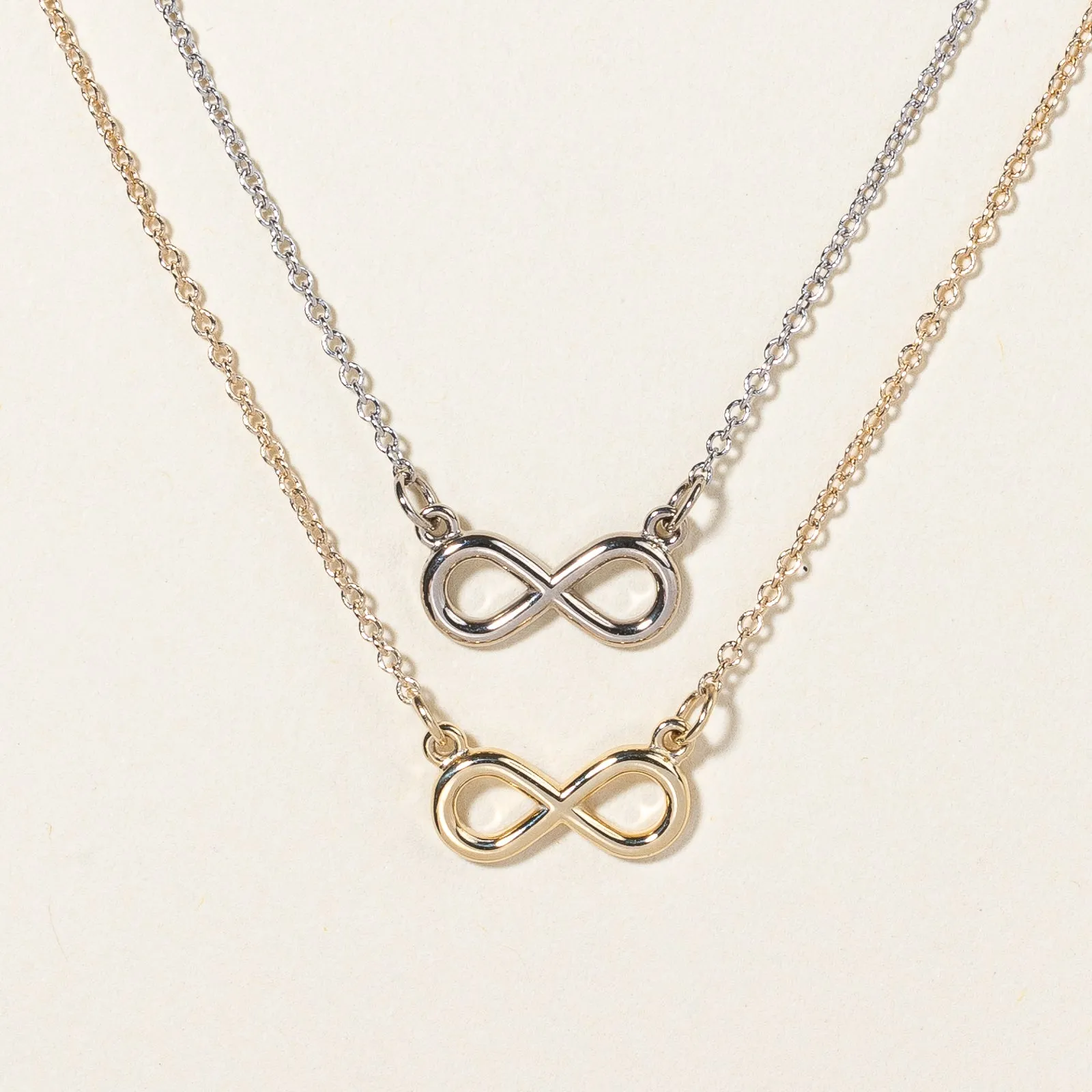 Glamour Finish '100 Ways' Infinity Necklace | Options Available |