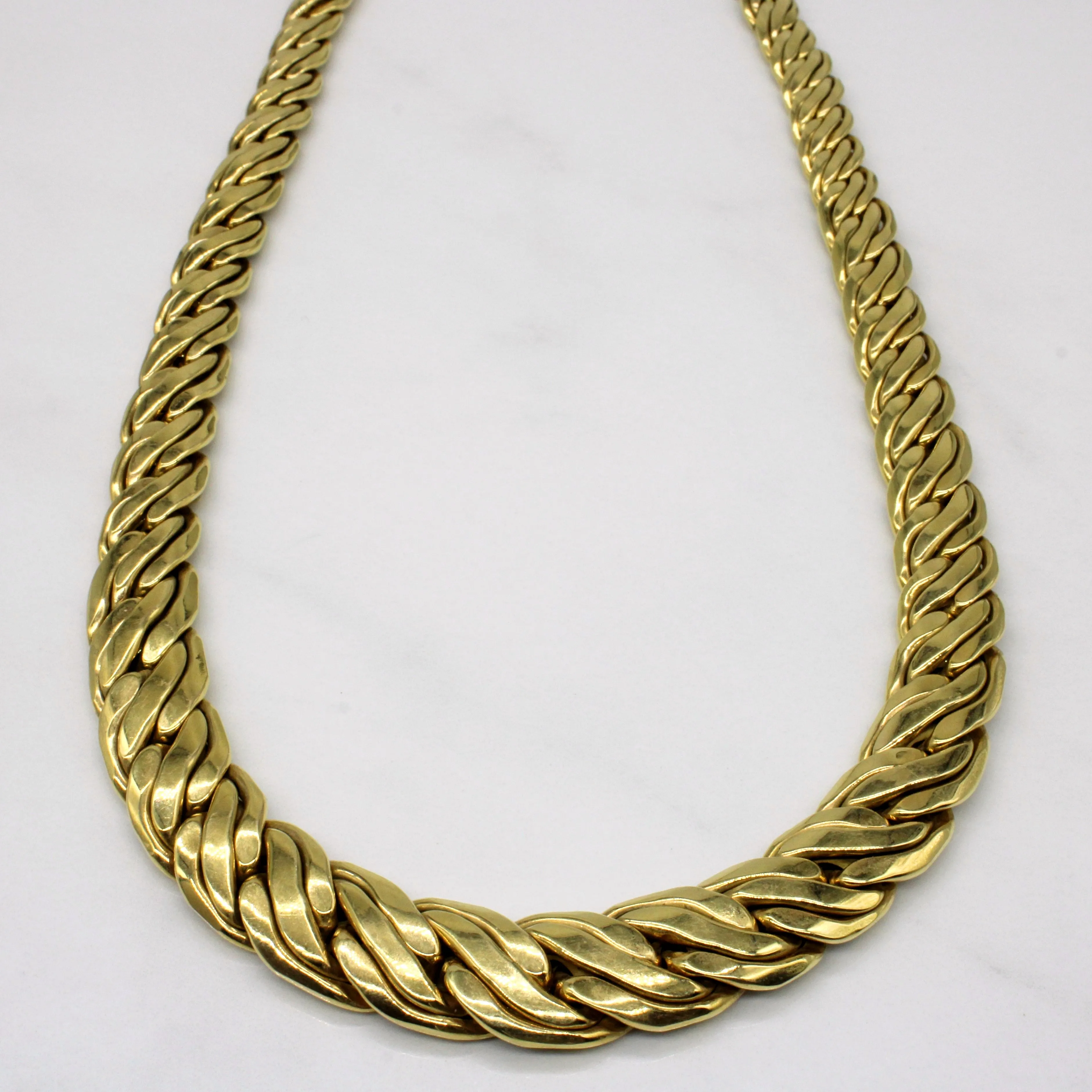 Ocean Breeze Impressive Craft 14k Yellow Gold Necklace | 16" |