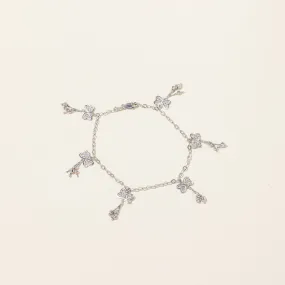 Filigree Butterfly Tassel Bracelet | 7.5" | Gift For Him Sleek Style