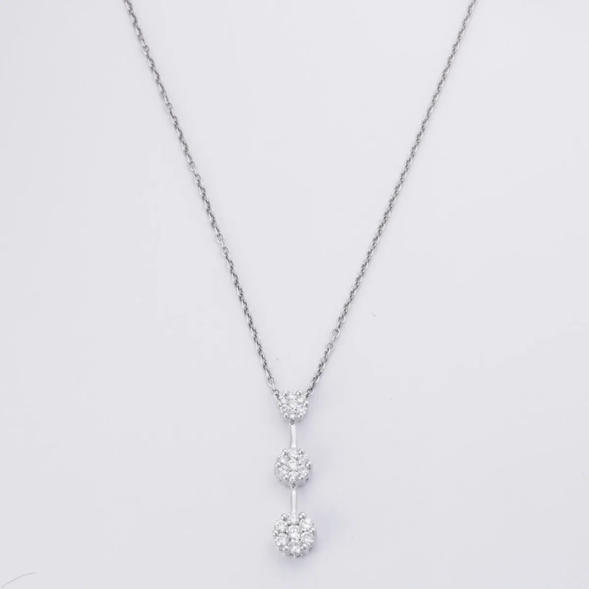 Polished Design Beach Vibes Platinum Diamond Necklace | 0.98ctw | 16"
