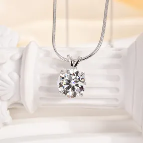 Spark Touch Louily Moissanite Round Cut Necklace