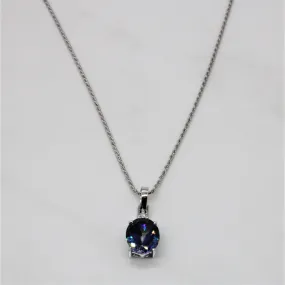 Date Style Mystic Topaz & Diamond Necklace | 5.00ct, 0.05ctw | 20" |