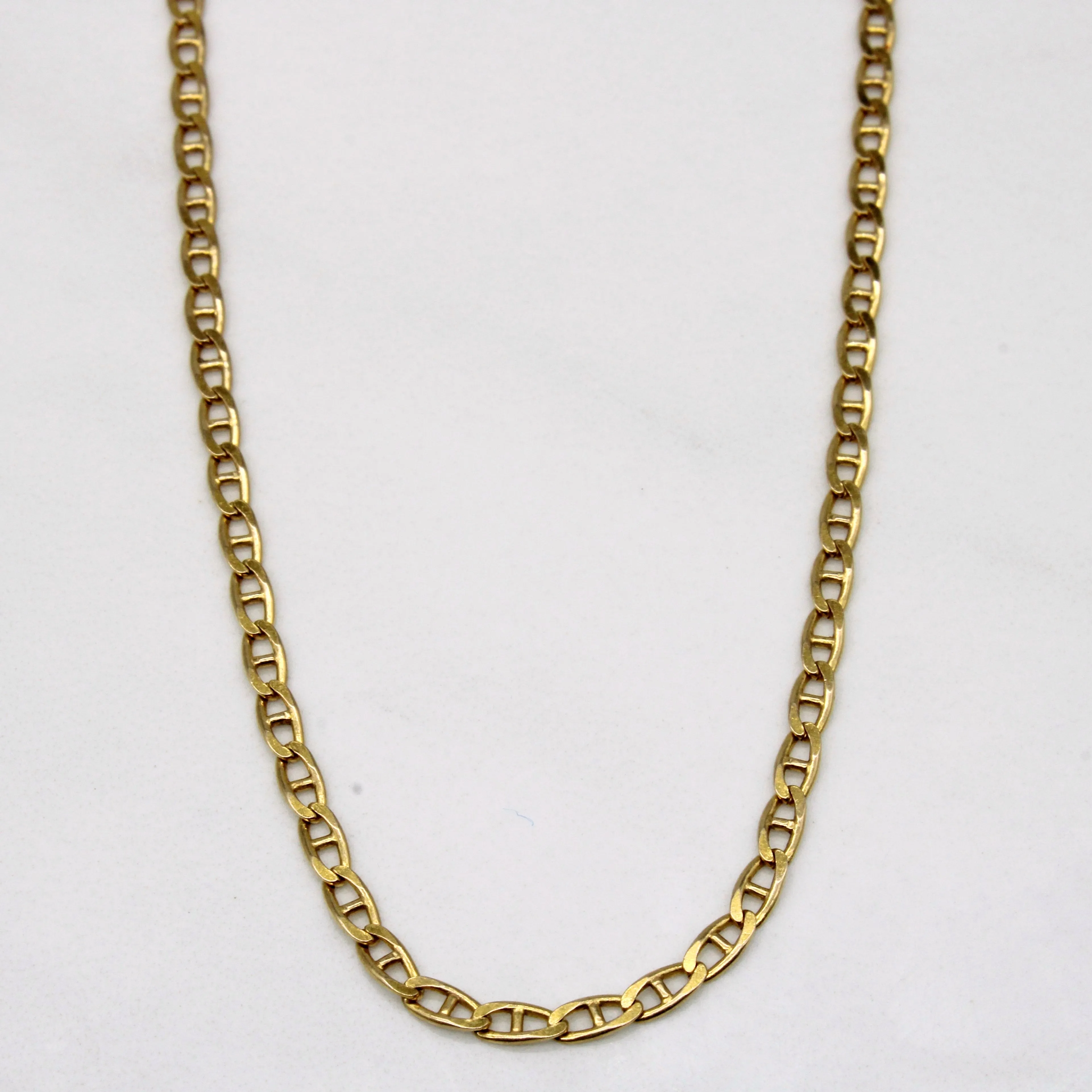 14k Yellow Gold Anchor Link Necklace | 28" | Layered Glow