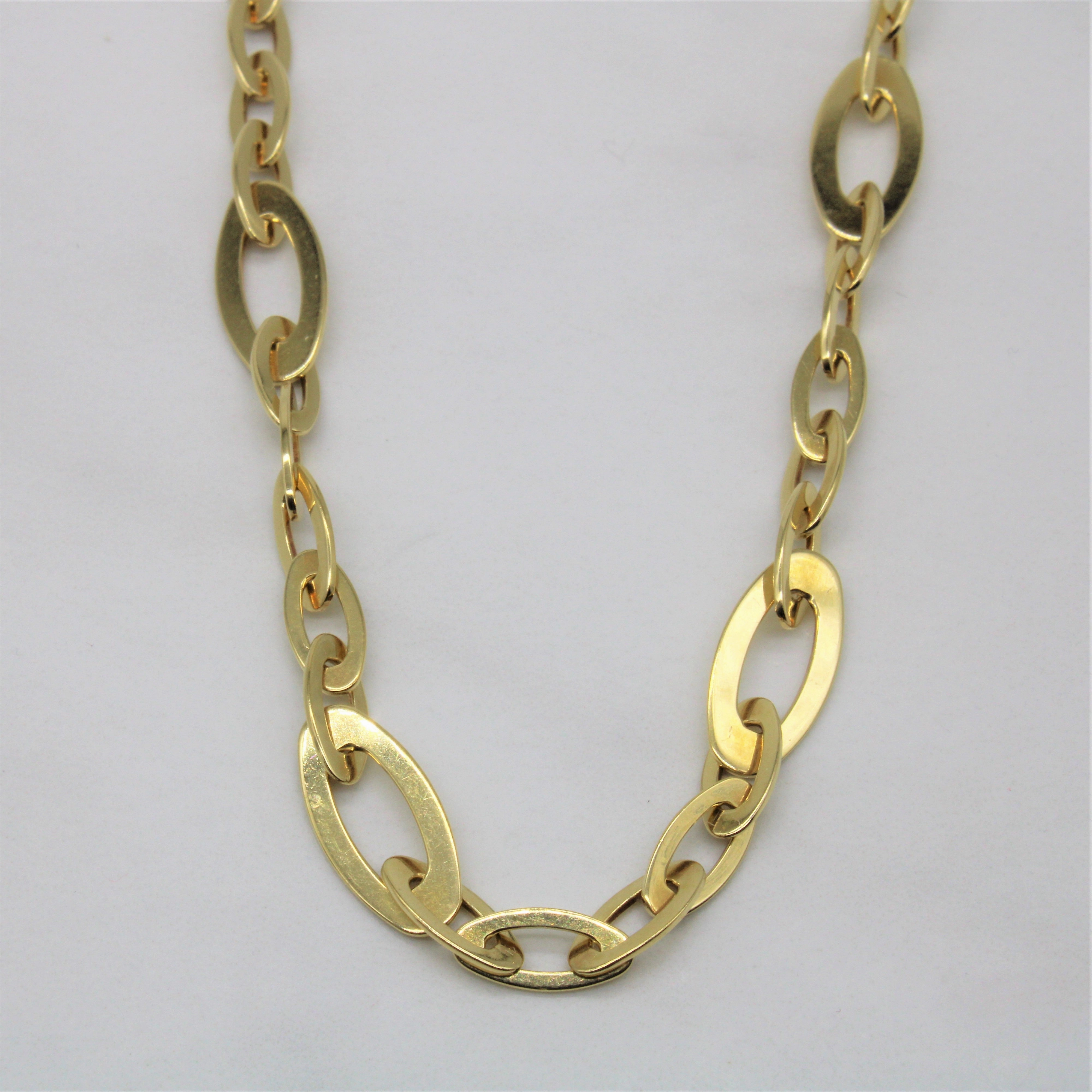 Roberto Coin' Chic & Shine Necklace | 0.20ctw, 0.02ct | 19" | Crisp Lines Stylish Detail