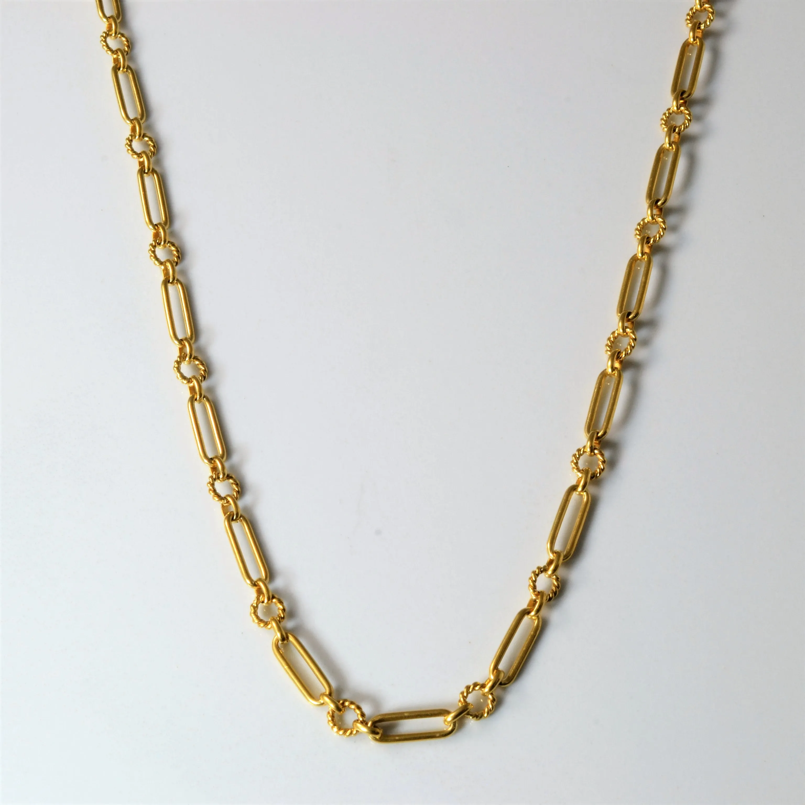 Sparkling Style Timeless Craftwork Portuguese Gold Chain | 22" |
