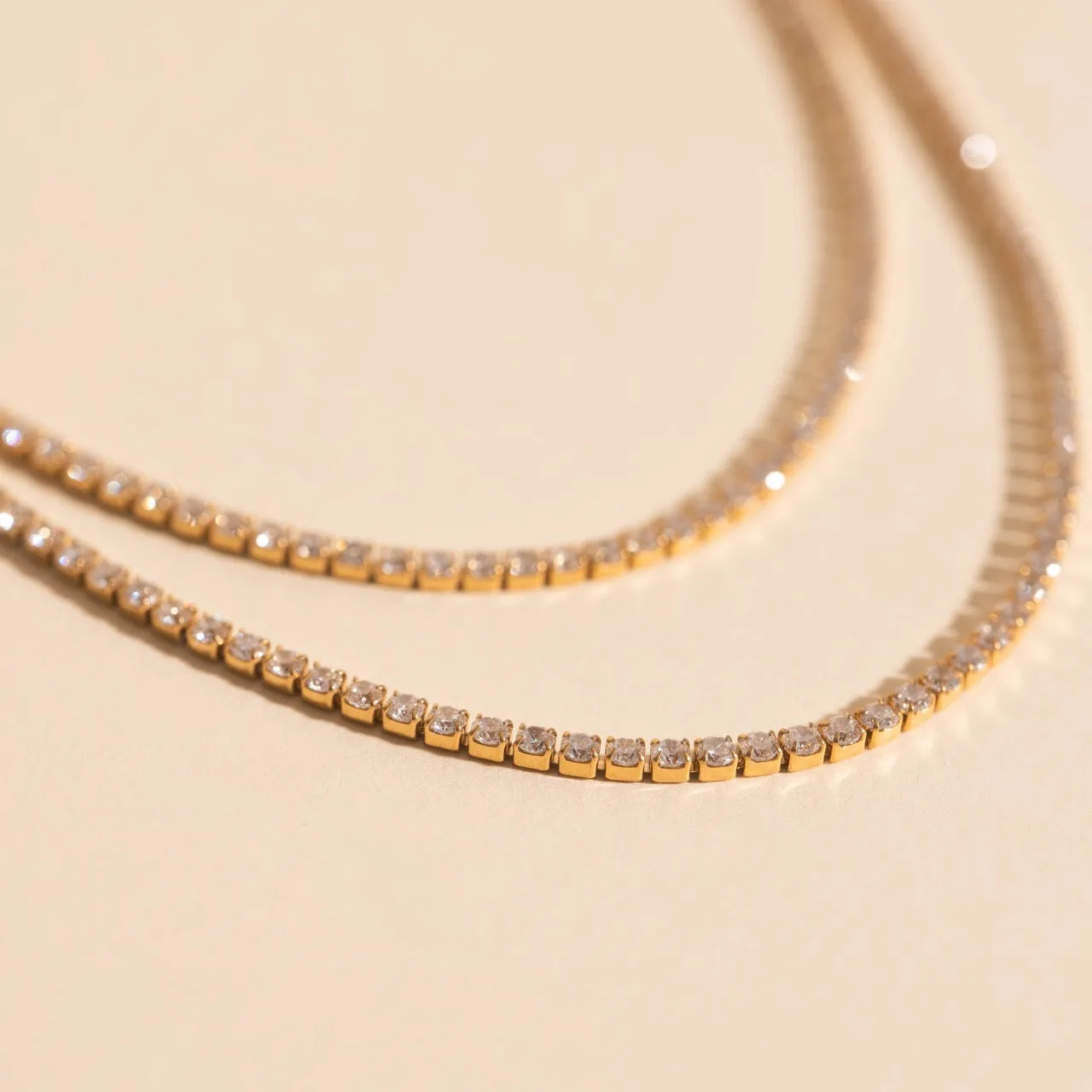 Micro Tennis Necklace Value Adornment Urban Highlight